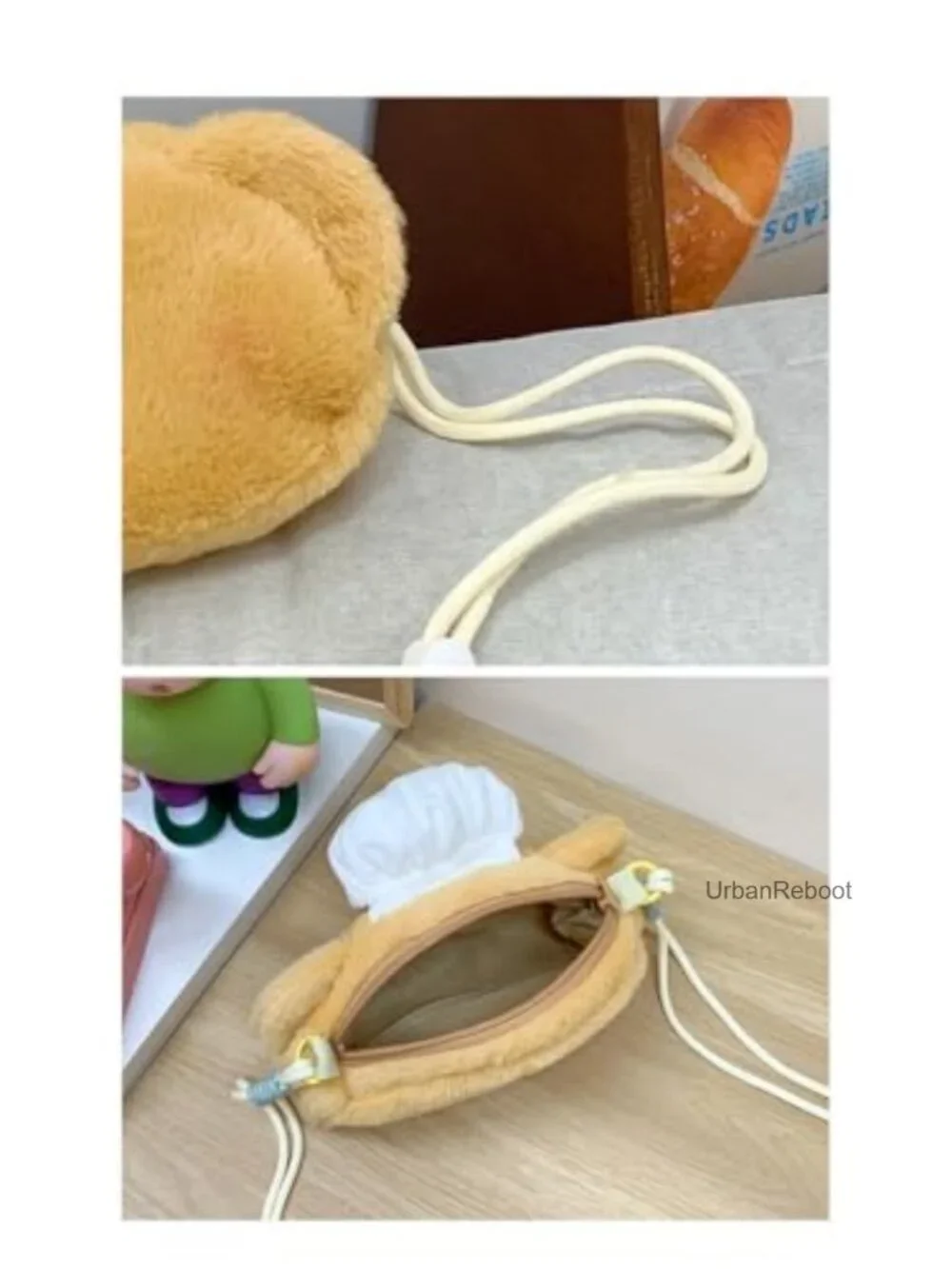 Plush Teddy Bear Crossbody Bag Mini Shoulder